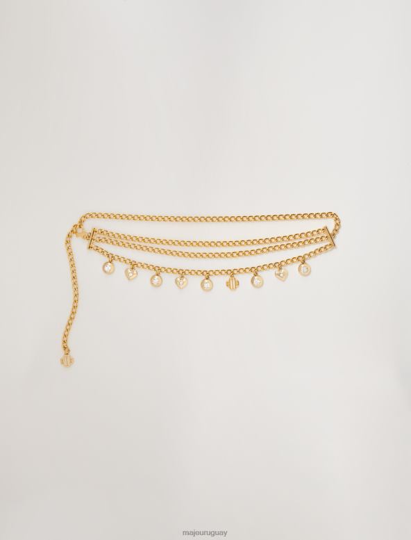 Maje cinturón de cadena de joyería accesorio oro mujer 2J08B498