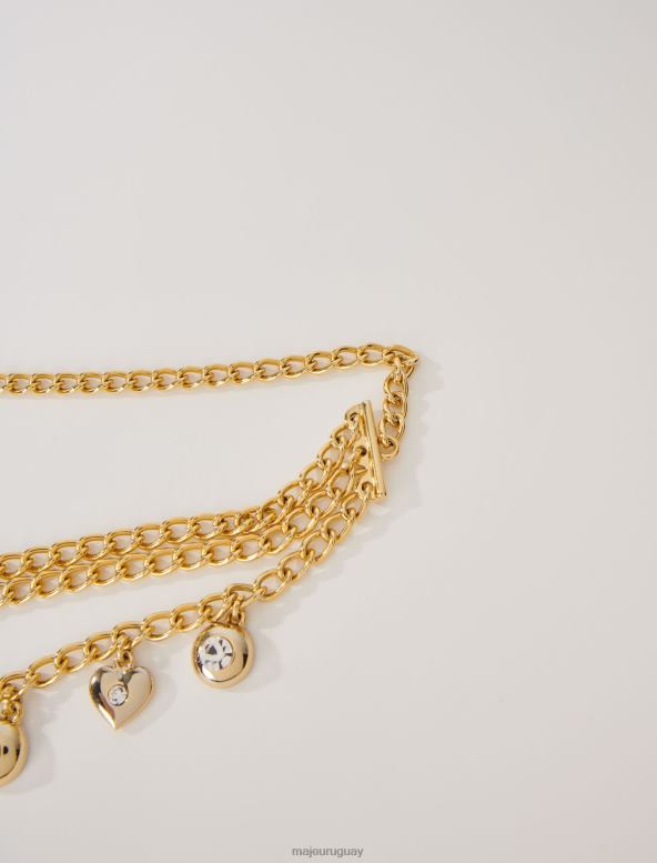 Maje cinturón de cadena de joyería accesorio oro mujer 2J08B498