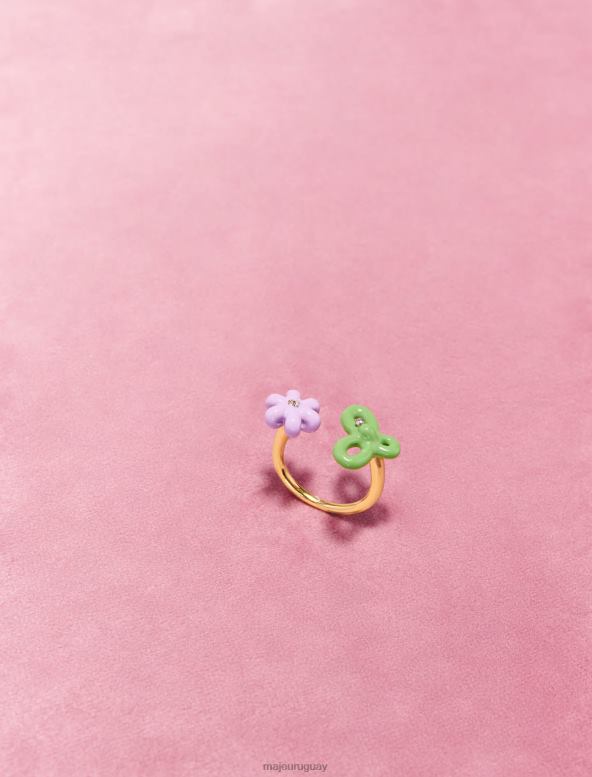 Maje anillo de flores accesorio violeta de parma mujer 2J08B537