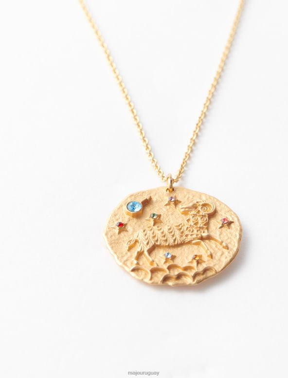 Maje collar del signo del zodiaco aries accesorio oro mujer 2J08B524