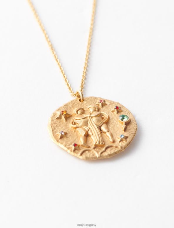 Maje collar del signo del zodiaco géminis accesorio oro mujer 2J08B514