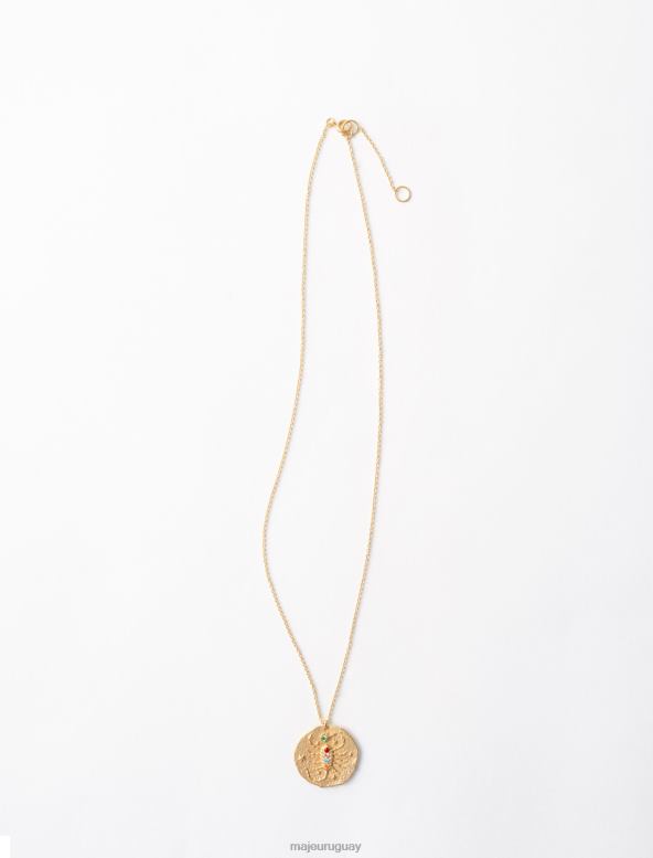 Maje collar signo del zodiaco escorpio accesorio oro mujer 2J08B515