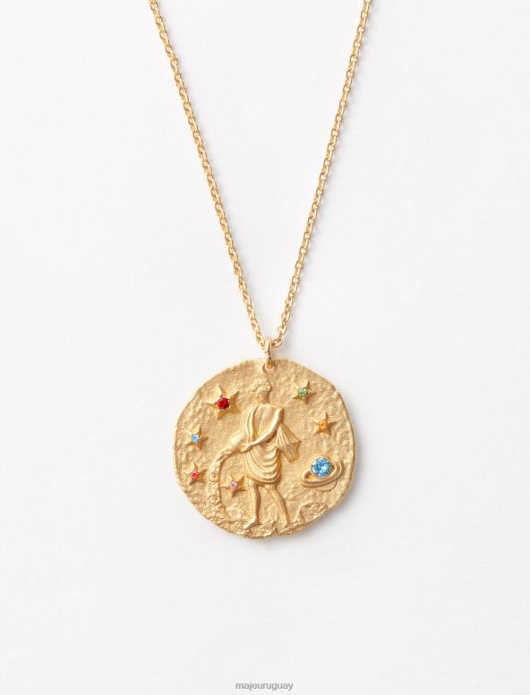 Maje collar signo zodiacal acuario accesorio oro mujer 2J08B523