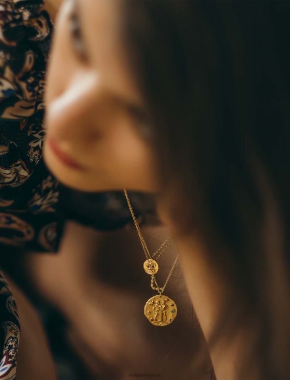 Maje collar signo zodiacal acuario accesorio oro mujer 2J08B523