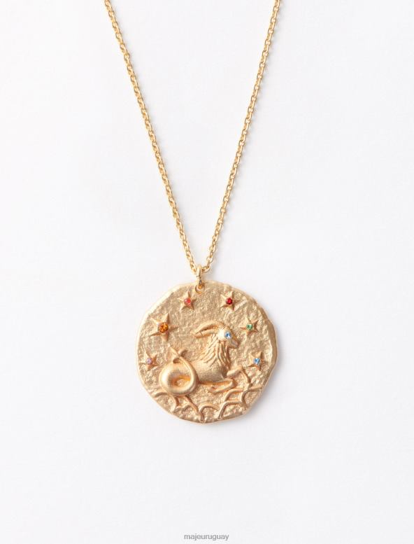 Maje collar signo zodiacal capricornio accesorio oro mujer 2J08B525