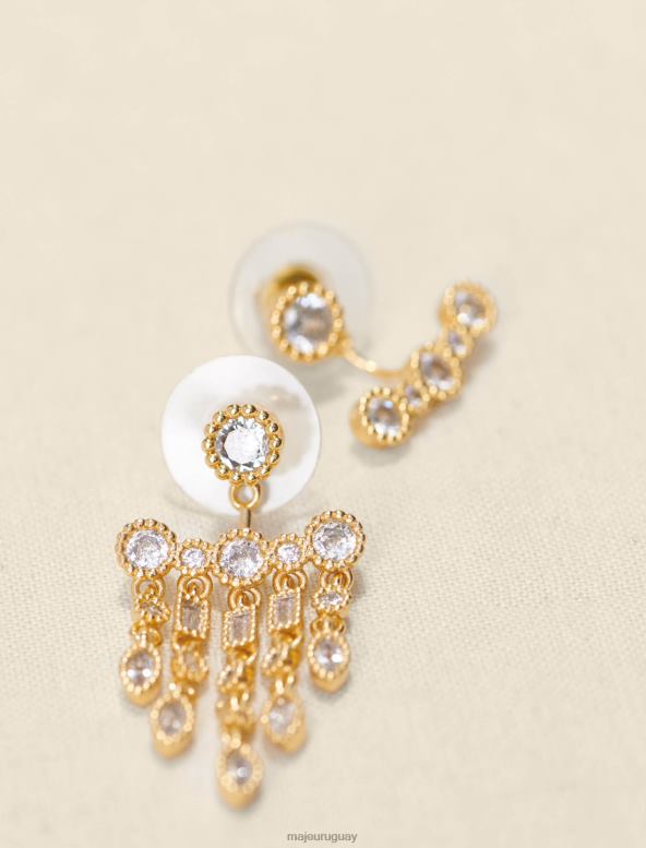 Maje pendientes asimétricos accesorio oro mujer 2J08B558