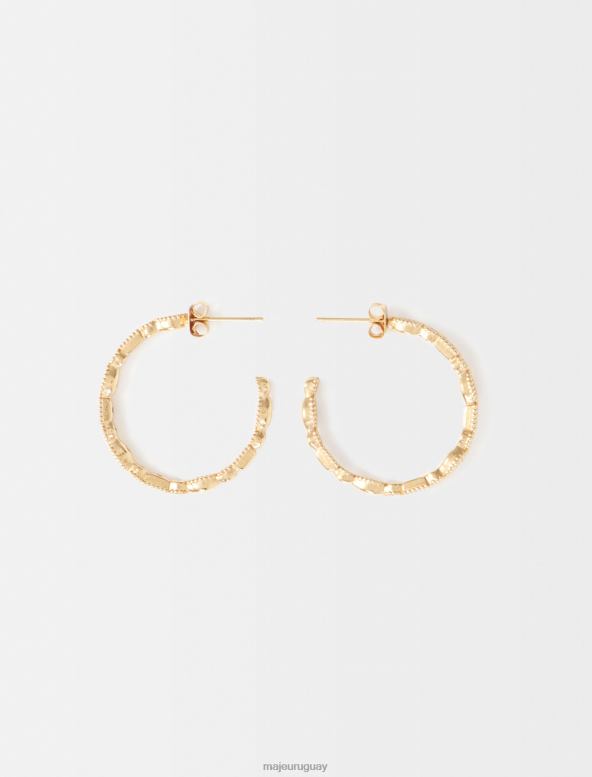 Maje pendientes de aro sofisticados accesorio oro mujer 2J08B508