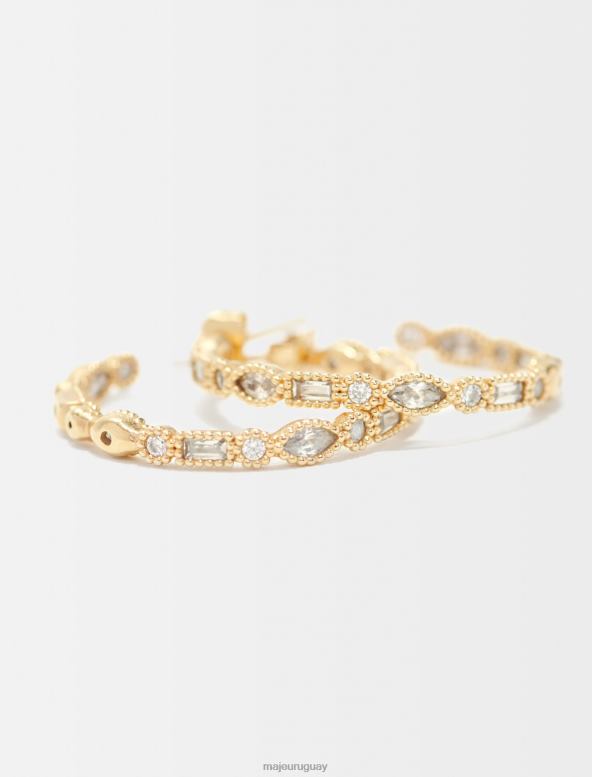 Maje pendientes de aro sofisticados accesorio oro mujer 2J08B508
