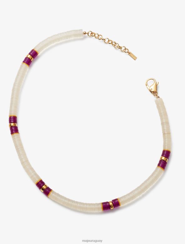 Maje x eliou collar de cuentas accesorio crudo mujer 2J08B570