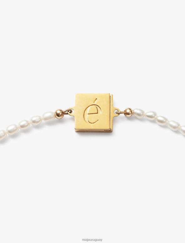 Maje x eliou collar de cuentas accesorio crudo mujer 2J08B574