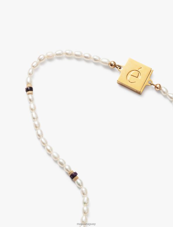 Maje x eliou collar de cuentas accesorio crudo mujer 2J08B574