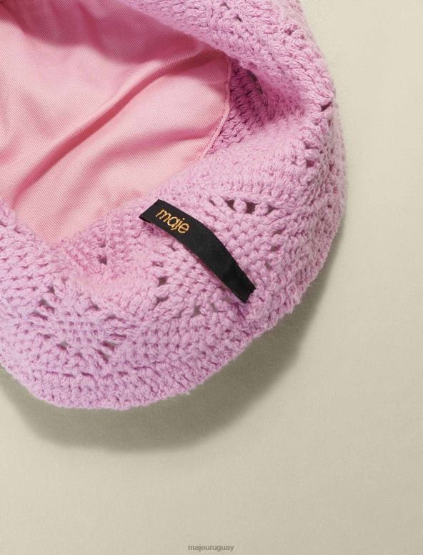 Maje sombrero de cubo de ganchillo accesorio violeta de parma mujer 2J08B529