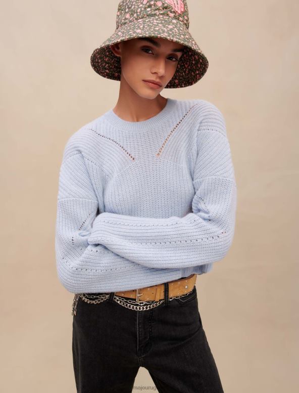 Maje sombrero de pescador con estampado floral accesorio botón de rosas mujer 2J08B545