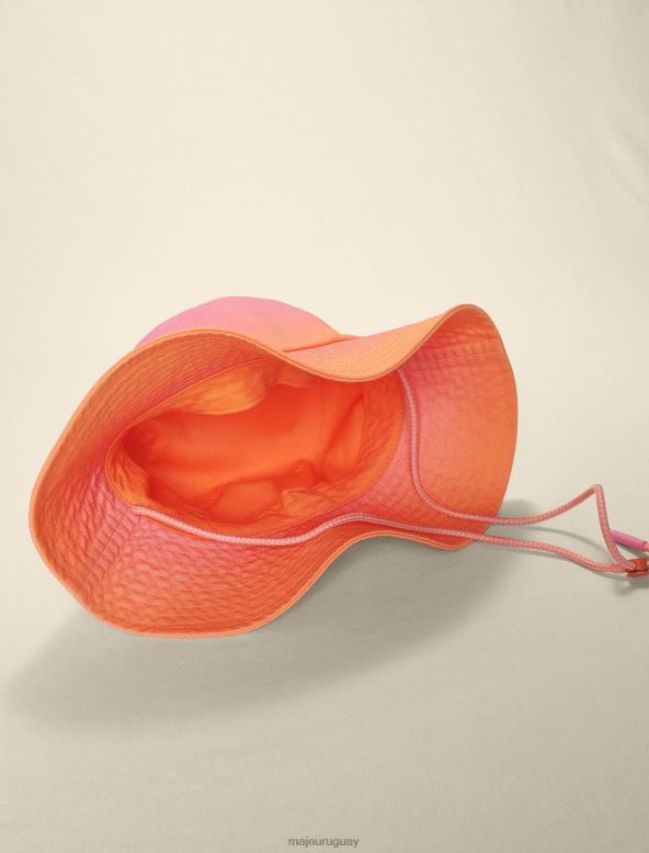 Maje sombrero de pescador teñido anudado accesorio rosa mujer 2J08B528