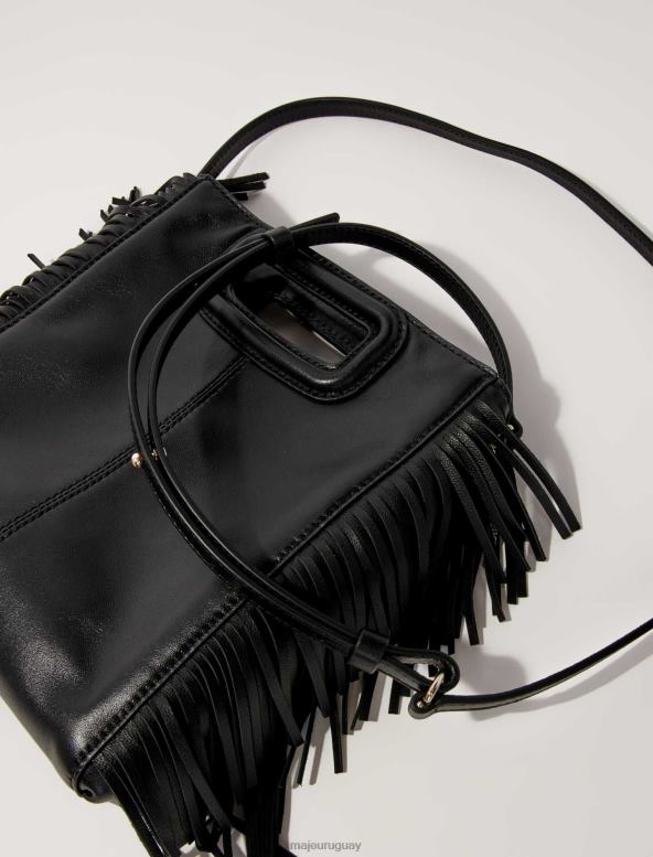 Maje bolso m tejido a crochet accesorio negro mujer 2J08B457