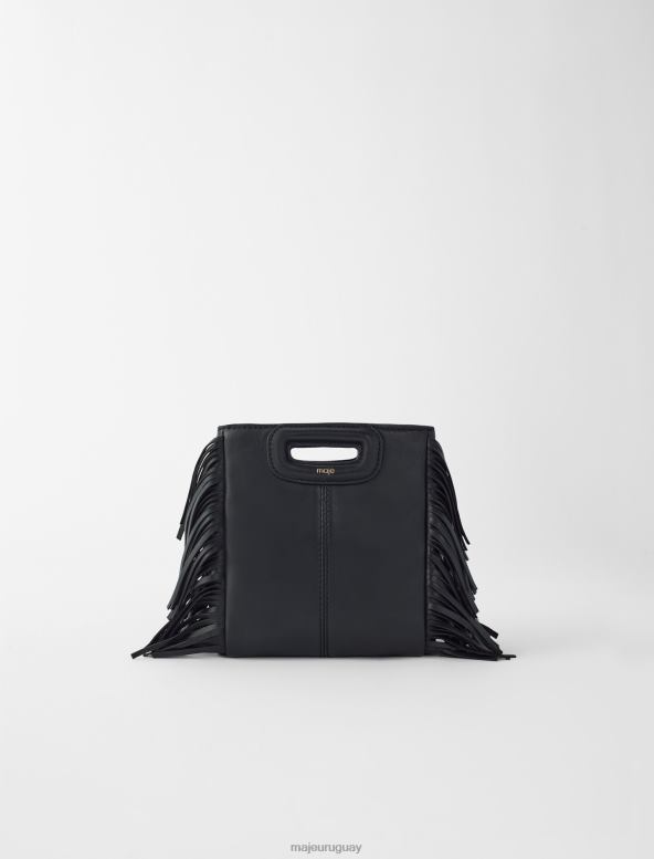 Maje bolso mini m de piel con cadena accesorio negro mujer 2J08B484