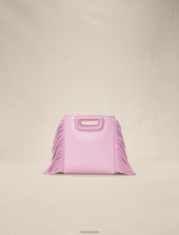 Maje bolso mini m de piel accesorio rosa mujer 2J08B479