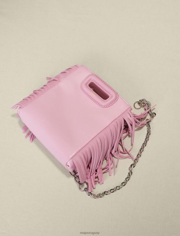 Maje bolso mini m de piel accesorio rosa mujer 2J08B479