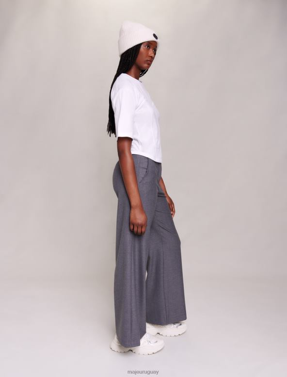 Maje camiseta con efecto corsé ropa blanco mujer 2J08B11