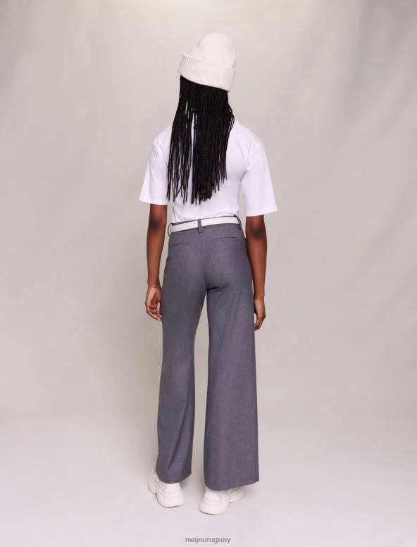 Maje camiseta con efecto corsé ropa blanco mujer 2J08B11