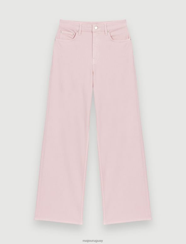 Maje jeans anchos rosas ropa violeta de parma mujer 2J08B394
