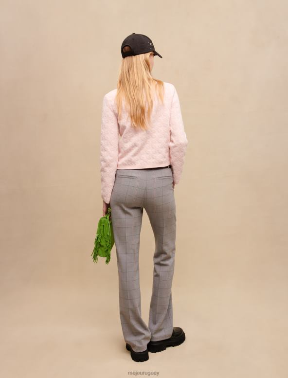 Maje pantalones de sastre de corte recto ropa gris mujer 2J08B350