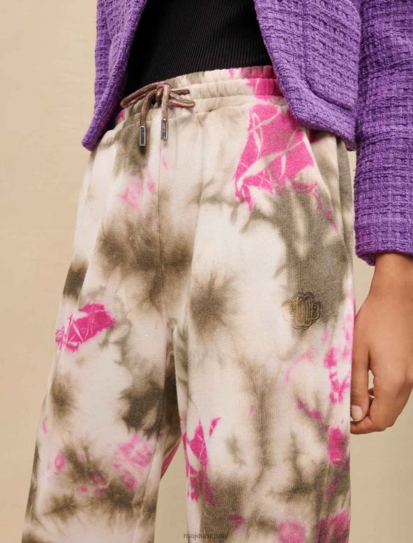 Maje pantalones deportivos teñidos anudados ropa multicolor mujer 2J08B285