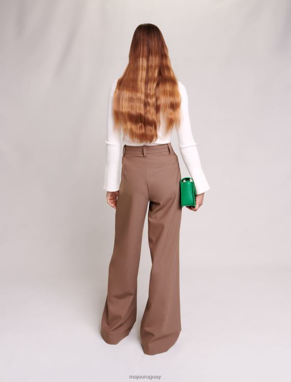 Maje suéter de punto con botones ropa crudo mujer 2J08B28