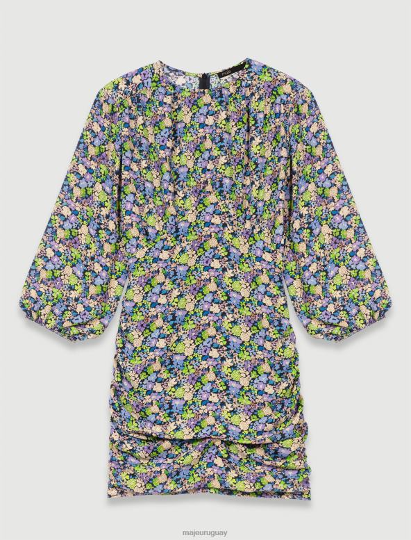 Maje vestido corto con estampado floral ropa prímulas estampado multico mujer 2J08B60