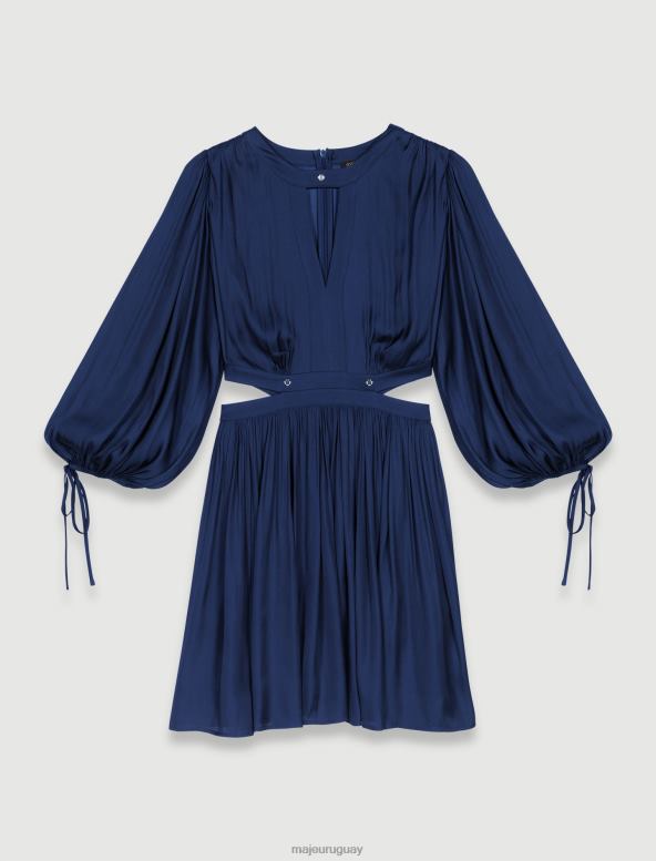 Maje vestido corto de raso ropa Armada mujer 2J08B80