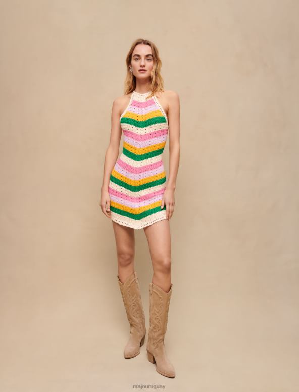 Maje vestido de punto multicolor ropa multicolor mujer 2J08B214